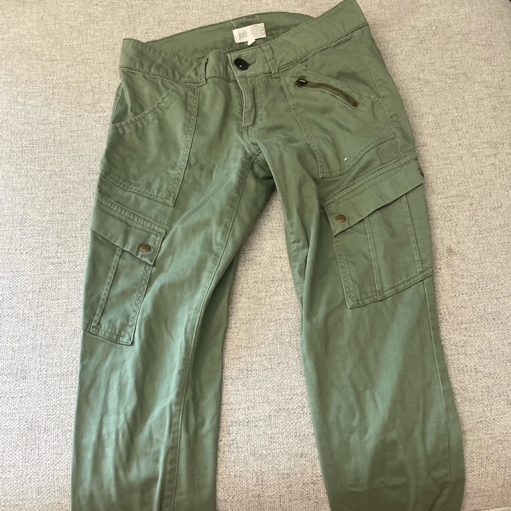 Green cargo pants
